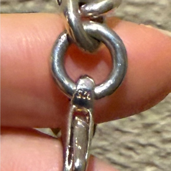 Auth. Tiffany & Co. Heart tag silver necklace - Picture 5 of 6